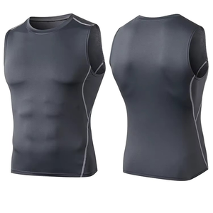 Gym Clothes <b>Men</b> Fitness tank Top 100% Polyester High Quality Breathable Quick Dry <b>Men</b> <b>Running</b> Workout <b>Vest</b> - Product Image 2