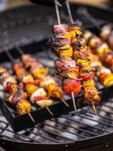 Barbecue au charbon de bois portable avec support pour grillades et barbecues en plein air - Product Image 1