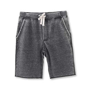 Shorts pour hommes délavés à l'acide, en coton, style streetwear, avec logo personnalisé OEM, look vintage élégant, coupe décontractée - Product Image 2
