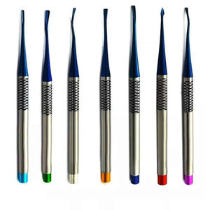 Kit dentaire chirurgical de haute qualité Blue Root Elevator Luxating PDL pour implants dentaires, 7 pièces en acier inoxydable autoclavable - Product Image 2