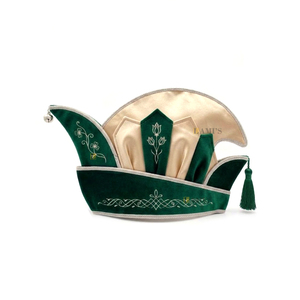 Casquette de carnaval traditionnelle de qualité supérieure avec pompon, broderie machine, casquette de carnaval fantaisie - Product Image 4