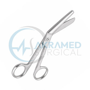 Ciseaux à pansements Reynolds en acier inoxydable, instrument chirurgical, ciseaux à pansements angulaires réutilisables certifiés CE, manuels - Product Image 2