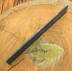 Barra de Acero Damasco Forjada a Mano, 25 x 5 cm, 0.5 mm de Grosor, 193 mm de Longitud Total, para Fabricación de Cuchillos, Forja de Hojas Personalizadas - Product Image 3