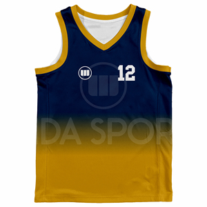 Adult Basketball Jersey Set Custom Team Uniform Breathable Mesh Anti-UV Quick Dry 100% Polyester Deep V Neck <b>School</b> Team <b>Kit</b> - Product Image 2