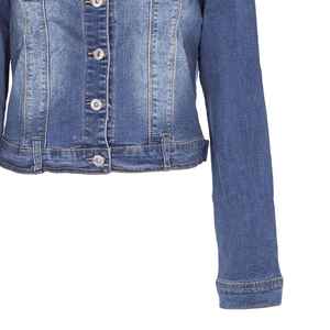Women <b>Light</b> Weight Plain Dyed denim jacket For Girls Wholesale New Fashion <b>Cheap</b> Price Ladies Denim Jean Jackets - Product Image 2