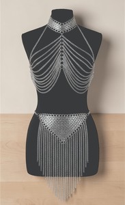 ชุดเกราะกอธิคเยอรมันยุคกลาง ชุดเกราะเหล็กป้องกันอกและหลังสำหรับนักรบ  แบบโบราณ สำหรับคอสเพลย์ - Product Image 3