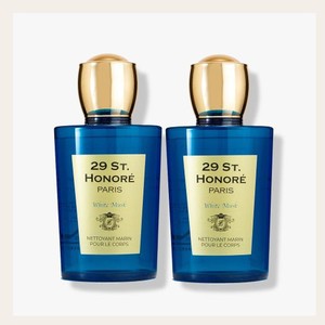 เจลอาบน้ำ+เจลว่านหางจระเข้ VINGT NEUF ST HONORE ผลิตภัณฑ์ความงามเกาหลี K-Beauty 1779 Nettoyant de Marine White Musk 2 ชิ้น ผลิตในเกาหลี - Product Image 1