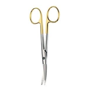 Tijeras Quirúrgicas Kaye TC Curvadas de 18 cm, Acero Inoxidable, Corte de Precisión, Instrumento Médico para Cirugía General - Product Image 3