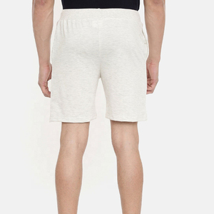 Pantalones Cortos Deportivos de Algodón French Terry con Cordón Ajustable y Estampado Personalizado para Hombre - Product Image 3