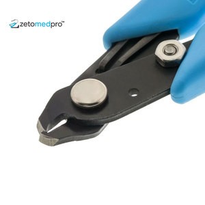 Prong Cutting Plier <b>Flush</b> <b>Cutter</b> Micro Shear Best Quality Stainless Steel Jewelry Setting Tool BY ZETOMED PRO OEM - Product Image 2