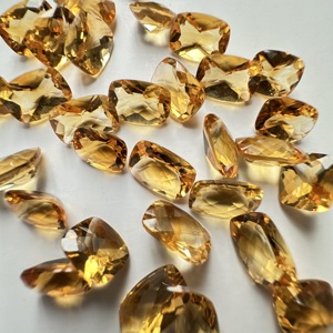 Citrine TFH longue taille coussin 8x12 mm, lot de 32 pièces et 105 carats, taille C/B, couleur vibrante, coupe étonnante, pour la création de bijoux - Product Image 1