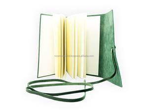 Funda de cuero genuino hecha a mano para cuaderno, estuche para diario, soporte para cuaderno recargable para notas de oficina NBC-0063 - Product Image 3