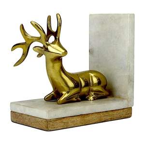 OEM Manufacturer Stylish Metal Horse Shape Bookends With Artistic Design For Modern Homes Offices And Creative Workspaces - Product Image 3