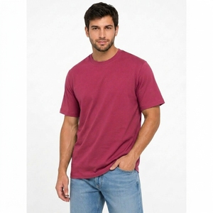 T-shirt en coton oversize à épaules tombantes, coupe décontractée et ample, style streetwear, manches courtes - Product Image 1