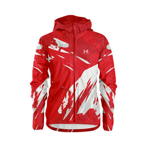 Chaqueta cortavientos impermeable con capucha, de nailon transpirable de secado rápido, estilo casual personalizado para primavera, para hombre. - Product Image 1