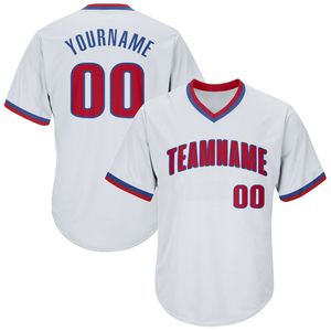 Camiseta de Béisbol Personalizada con Cuello en V, Unisex, Manga Corta, Nombre del Equipo, Malla de Poliéster, Absorbe la Humedad, Transpirable, Color y Logotipo Personalizables - Product Image 2