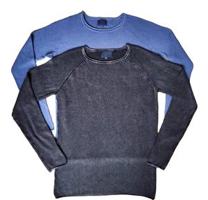 Suéter de Punto Liso Personalizado para Hombre, Cuello Redondo, Manga Larga, Invierno, Transpirable, Nailon/Acrílico, Antiencogimiento - Product Image 2