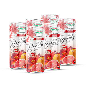 Bebida de Belleza Premium Nawon, Sabor a Pomelo e Hibisco, 250 ml, Jugo Funcional de Colágeno, Venta al por Mayor para Importadores B2B - Product Image 1