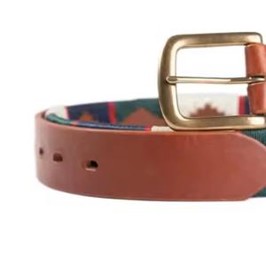 Nuevo y Elegante Cinturón de Cuero Vacuno de Alta Calidad, Cinturones Polo OEM de Estilo Casual con Hebilla de Cobre, Venta Directa de Fábrica - Product Image 2