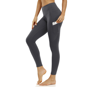 Ropa Deportiva Económica con Logotipo Personalizado, Leggings de Yoga para Mujer, Cintura Alta, con Bolsillos, 2026 - Product Image 3