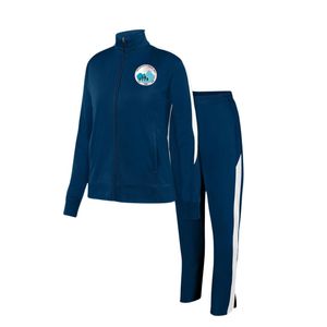 Ensemble de survêtement pour femme : veste zippée intégrale et pantalon assorti – Tenue de sport décontractée et mode - Product Image 1