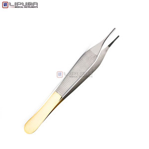 Pinzas Manuales ADSON con Puntas Serradas TC Quirúrgicas 4.75 para Manipulación de Tejidos Delicados, Estándar de Seguridad MOL, Instrumentos Médicos Quirúrgicos - Product Image 5
