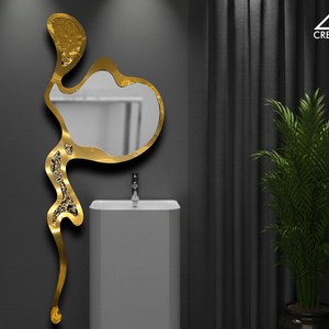 Fabriqué en acier inoxydable de haute qualité, assurant une durabilité longue durée et un design élégant. Miroir. - Product Image 5