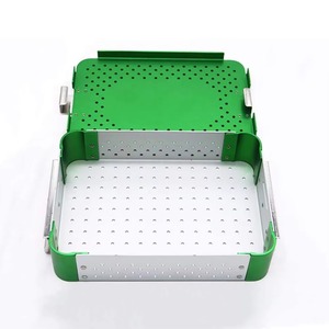 Aluminum Silicon <b>Laparoscopic</b> <b>Instrument</b> Tray Sterilization Container Surgical Control Box for Boxed Sterilization by Mahfooz CE - Product Image 2