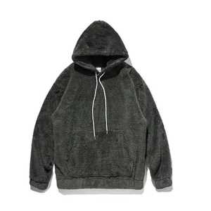 New Custom Logo Men's Winter <b>Sherpa</b> Hoodie Polyester/Cotton Puffer Fleece Oversized Digital Printing Pullover EU Size - Product Image 5