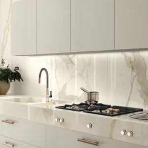 Losa de Piedra Sinterizada Laminam Calacatta Michelangelo de Italia, 5 mm, Pulida Mate, para Pisos, Revestimiento de Paredes, Encimeras de Cocina - Product Image 1