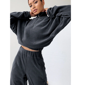 Nouvel ensemble de survêtement pour femme personnalisé, 2 pièces, sweat à capuche zippé et pantalon de jogging, vêtements de sport décontractés, ensemble 2 pièces, sweat à capuche pour femme, fabriqué par Twin City - Product Image 6