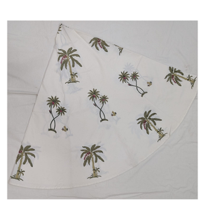 Ethnic Luxurious Jaipuri Hand Block Print <b>Round</b> <b>Tablecloth</b> Handcrafted Artisanal Floral Design 6 Seater Dining Table Home Cafe - Product Image 1