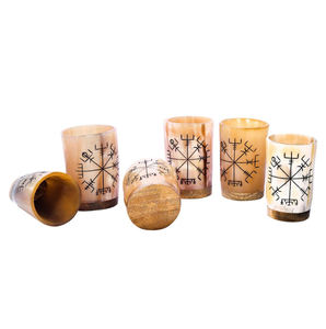 Verres à boire en corne de buffle naturelle, style Viking, artisanat écologique, technique de sculpture, haute qualité - Product Image 3