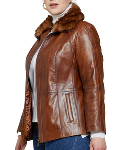 Veste en cuir pour femme, classique et formelle, en cuir de vachette souple de qualité supérieure, respirante, de la marque Solid Trader. - Product Image 2