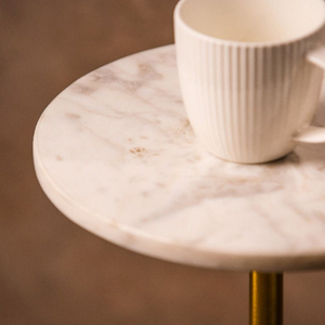 Lumina Drink <b>Table</b> Metal Modern Geometric Bases Drink <b>Table</b> Gold - Product Image 5