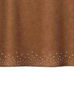 Camiseta de Algodón para Mujer, Color Marrón, con Pedrería Minimalista, Estilo Casual, Manga Corta, Top de Moda, Logotipo Personalizado, Ropa de Verano, Fabricante - Product Image 6