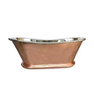 Bañera de Cobre con Recubrimiento en Polvo Negro Bold Blossom, Diseño Lujoso, Bañera Moderna de Cobre Puro para Decoración del Hogar, Venta al por Mayor - Product Image 3