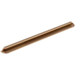 Poignée longue de placard en aluminium, profil cannelé en forme d'hirondelle, finition PVD Or, Or Rose, Noir Soie, pour porte de placard, quincaillerie moderne - Product Image 3