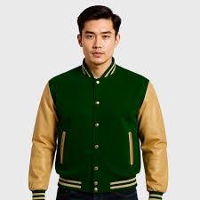 Veste universitaire personnalisée en molleton épais avec patch en chenille, imperméable, respirante, réversible, 100% polyester, OEM pour hommes - Product Image 6