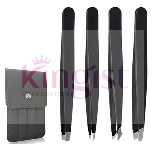 Eyelash Extension Eyelash Tweezers Best Quality Wholesale Eyelash Tweezers set with Custom Logo - Product Image 5