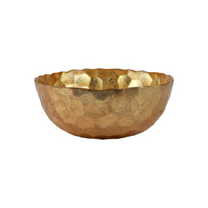 Handcrafted <b>Aluminum</b> <b>Table</b> Bowl Featuring Sculptural Curves for Elegant Food Presentation - Product Image 2