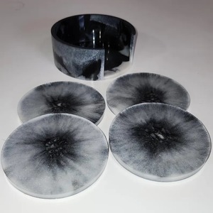 Classic Stone Resin <b>Coasters</b> Eco-Friendly Premium <b>Drink</b> <b>Coasters</b> with Customizable Size Design - Product Image 1