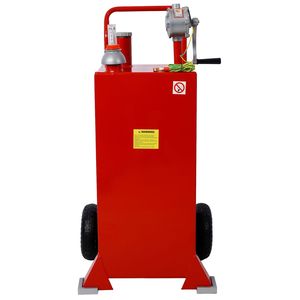 Ruote a Gas da 30 galloni rotanti reversibili a mano con pompa a sifone a benzina Diesel serbatoio di trasferimento carburante per motocicli ATVs - Product Image 3