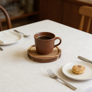 Posavasos de Madera de Acacia Personalizados, Decoración para Mesa de Café, Posavasos Modernos para Bebidas - Product Image 2