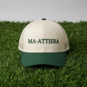 Gorra Trucker Verde Crema para Hombre, Logotipo Bordado Personalizado, Malla Trasera, Cierre a Presión, Ajustable - Product Image 5