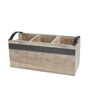 Nouvel Arrivage : Organisateur de Couverts en Bois de Mangue à Trois Niveaux, Écologique, pour Comptoir - Product Image 6
