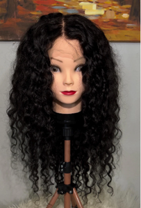 Peluca de Cabello Humano Rizado con Frente de Encaje, Nudos Pre-Decolorados, Encaje Transparente HD, Suministro Directo al por Mayor - Product Image 2