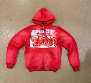 Sweat-shirt à capuche pour homme en coton épais, imprimé, design de créateur, coupe oversize, avec logo, 100% coton respirant, ensemble de survêtement avec pantalon à capuche - Product Image 5