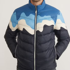Custom Made Graphic Print Padded <b>Jackets</b> Low MOQ Casual Outdoor <b>Jackets</b> Low MOQ Zip UP <b>Packable</b> <b>Jackets</b> Fashionable Puffer Coat - Product Image 4