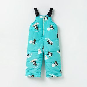 Combinaison de <span class=keywords><strong>ski</strong></span> coréenne OZKIZ pour enfants, motif pingouin, mode hiver pour garçons de 2 à 7 ans, isolation synthétique, style imprimé, vente en gros - Product Image 1